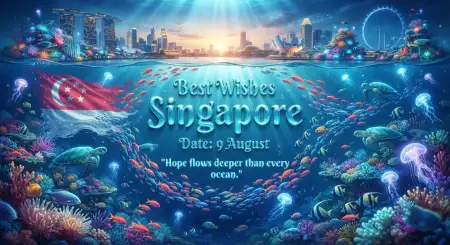 Singapore National Day 2026 Short Wishes Text - Free Singapore National Day 2026 Download
