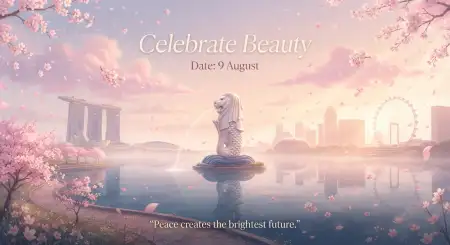Singapore National Day 2026 Wishes Messages - Free Singapore National Day 2026 Download
