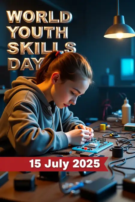 Skills Development Day 2025 Poster Free - Free World Youth Skills Day Download