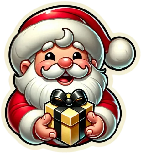 smiling santa claus png transparent background