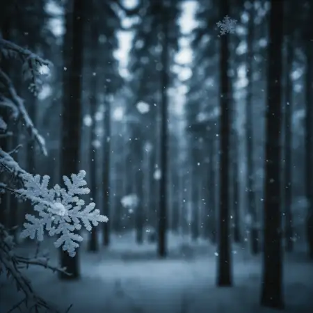 Snow Background Forest - Free Snow Background Download