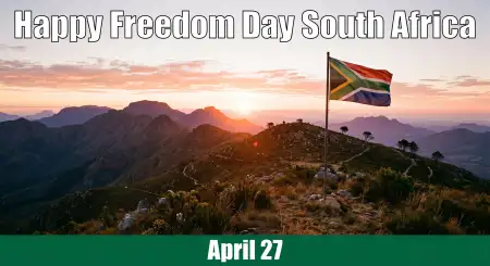 Free South Africa Freedom Day 2026 Instagram Captions Quotes Image Download