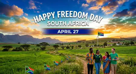 Free South Africa Freedom Day 2026 Social Media Captions Quotes Image Download