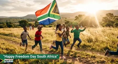 Free South Africa Freedom Day Captions Quotes Messages 2026 Image Download