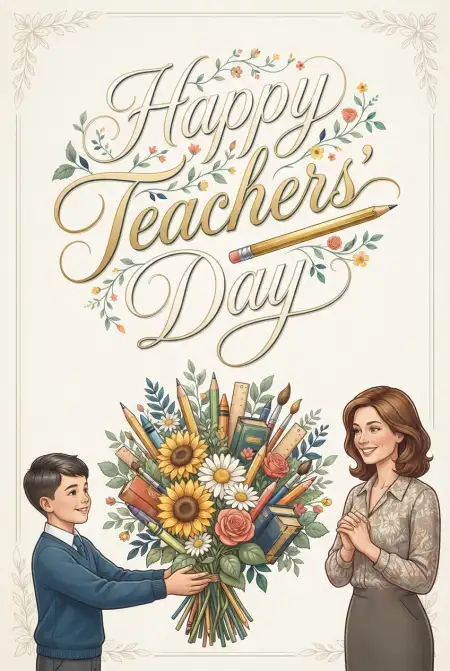 Free Special Teachers Day Greetings Image Download