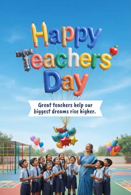 Special Teachers Day India 2026 Wishes - Free Teachers Day India 2026 Download