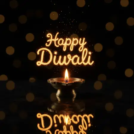 Spiritual Happy Diwali Greetings 2025 With Goddess Lakshmi And Ganesh - Free Happy Diwali Greetings 2025 Download