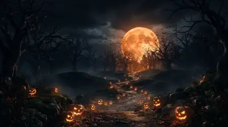 spooky halloween background 2026
