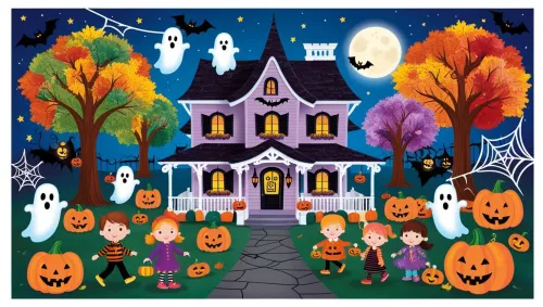 spooky halloween background images for download