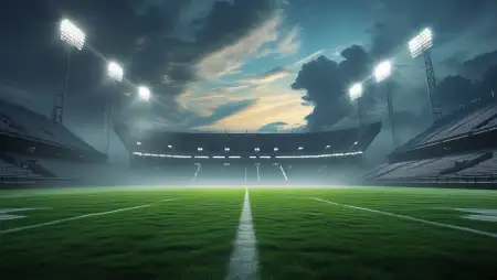 Sports Background With Grass Field And Sky - Free Sports Background Download