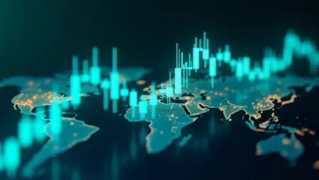 Stock Market Background With Green Arrow - Free Stock Market Background Download