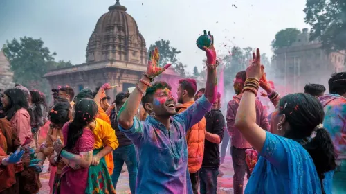 stunning braj holi 2025 digital wallpapers and festival moments