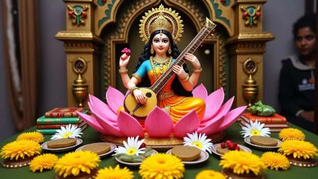 stunning saraswati puja wallpapers for desktop screens