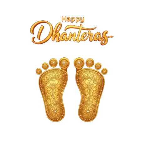 Stylish Happy Dhanteras Png Typography - Free Dhanteras Png Download