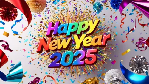 stylish new year 2025 social media posts