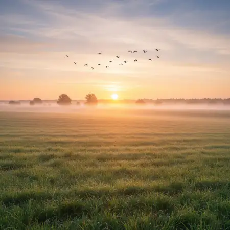 Free Sunrise Nature Landscape Background Download