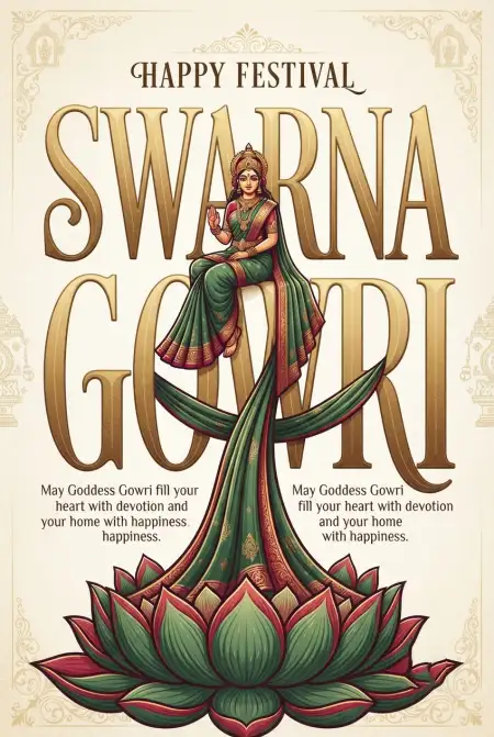 swarna gowri habba wishes 2026 - Happy Gauri Habba Wishes 2026