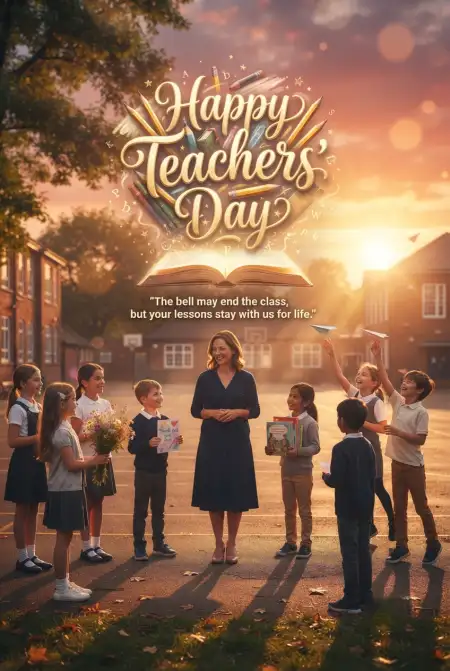 Teachers Day Cards For Facebook - Free Card Download