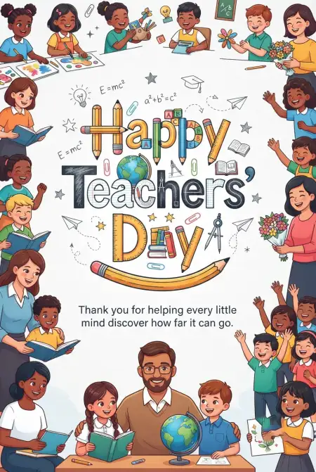 Teachers Day Cards For Male Teacher - Free Card Download