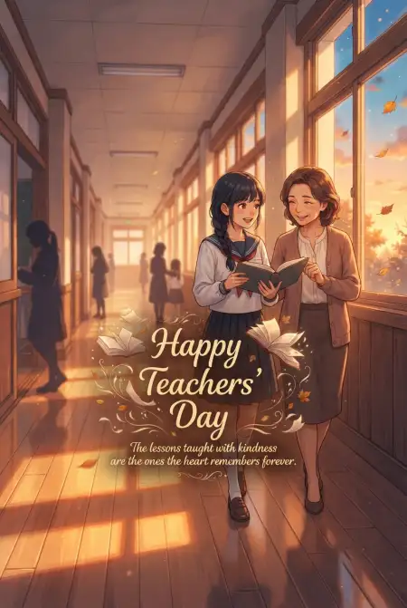 Teachers Day Digital Greeting Cards - Free Card Download
