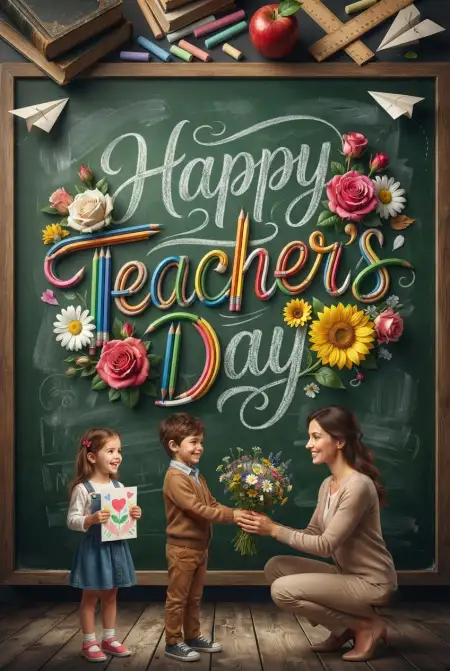 Teachers Day Greeting Card Images - Free Card Download