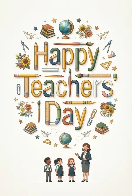 Teachers Day Greeting Card Images - Free Card Download