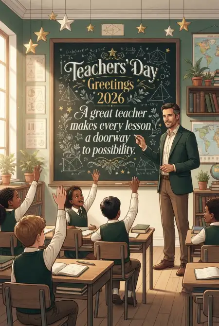 Free Teachers Day Greetings 2026 Image Download