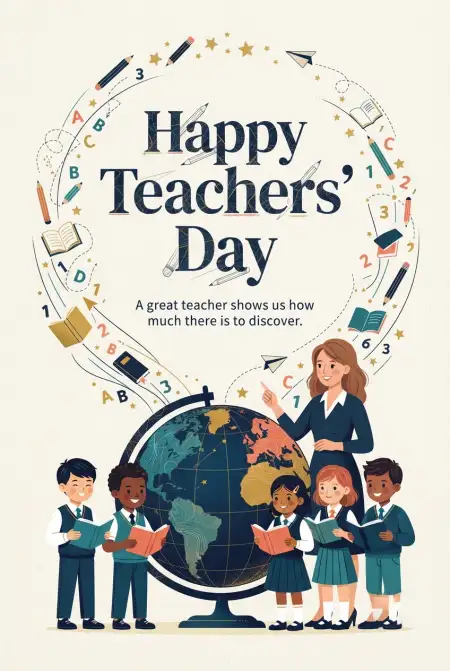 Free Teachers Day Greetings And Wishes In English Image Download
