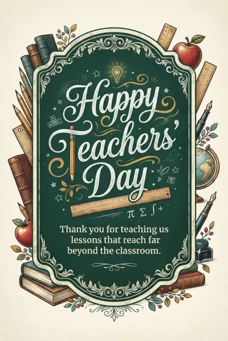 Free Teachers Day Greetings For Facebook 2 Image Download