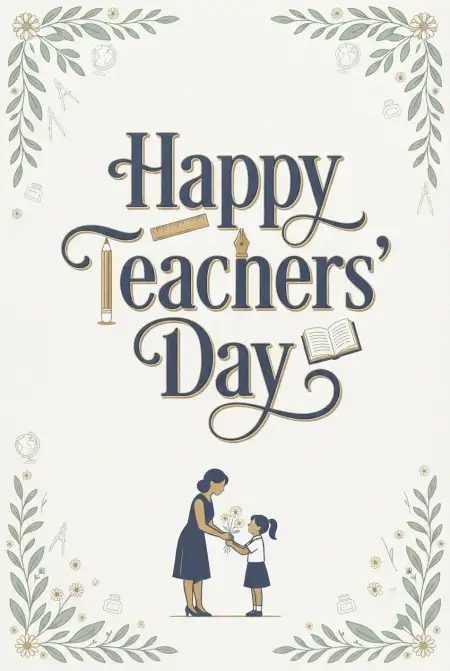 Free Teachers Day Greetings For Male Teacher Image Download