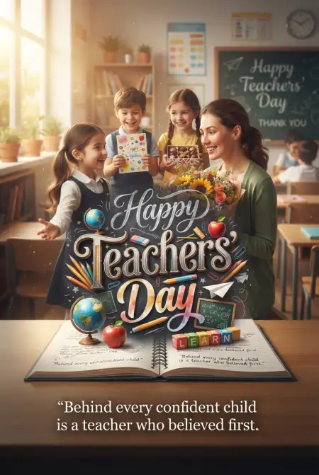 Free Teachers Day Greetings For School Teacher Image Download