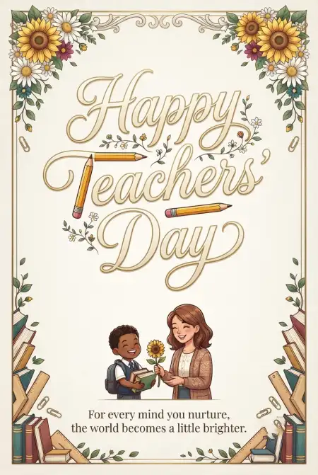 Free Teachers Day Greetings Images For Social Media Image Download