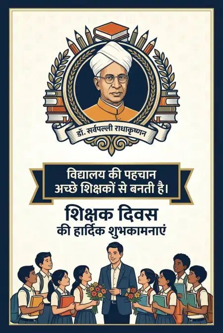 Teachers Day Greetings In Hindi For Facebook - Free Teachers Day Wishes In Hindi Download