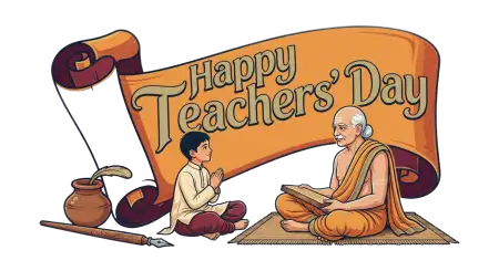 Teachers Day Guru Shishya Png - Free Teachers Day Png Download