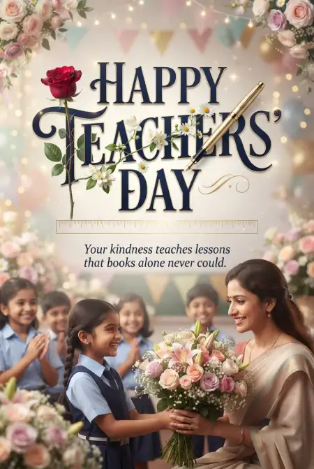 Teachers Day India 2026 Beautiful Facebook Greeting Images - Free Teachers Day India 2026 Download