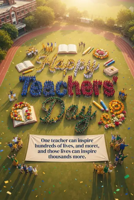 Teachers Day India 2026 Wishes For Male Teacher - Free Teachers Day India 2026 Download