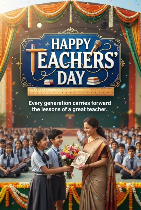 Teachers Day India 2026 Wishes For Students - Free Teachers Day India 2026 Download
