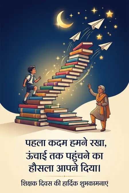 Teachers Day Inspirational Quotes In Hindi - Free Teachers Day Wishes In Hindi Download