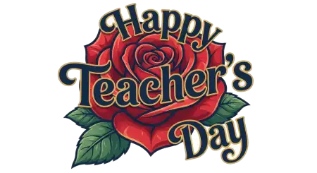 Teachers Day Rose Flower Png - Free Teachers Day Png Download