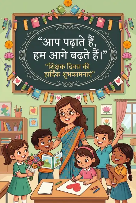 Teachers Day Wishes In Hindi For Madam - Free Teachers Day Wishes In Hindi Download