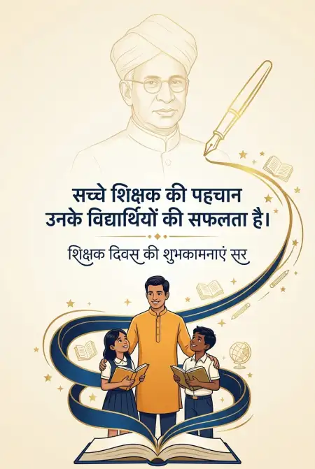 Teachers Day Wishes In Hindi For Students To Teacher - Free Teachers Day Wishes In Hindi Download