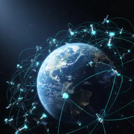 Tech Background With Digital Globe - Free Tech Background Download