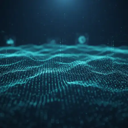 Tech Background With Digital Waves 2 - Free Tech Background Download