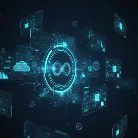 Tech Background With Hexagon Pattern 2 - Free Tech Background Download