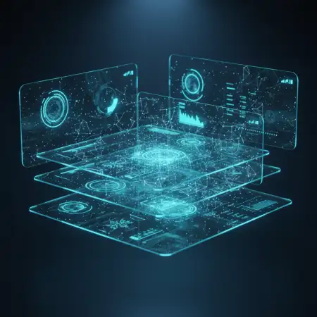 Technology Background For Infographic - Free Tech Background Download