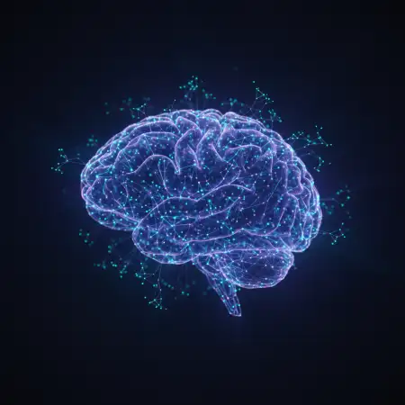 Technology Background With Ai Brain - Free Tech Background Download