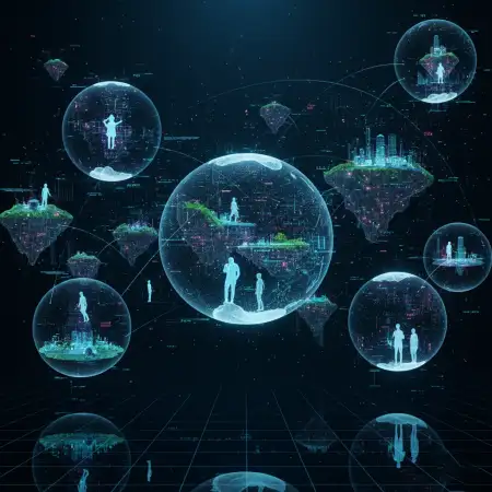 Technology Background With Dots - Free Tech Background Download