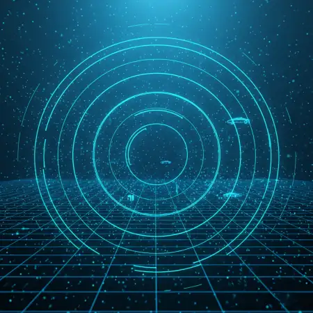 Technology Background With Grid 2 - Free Tech Background Download