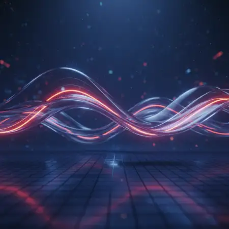 Technology Background With Light Effects - Free Tech Background Download