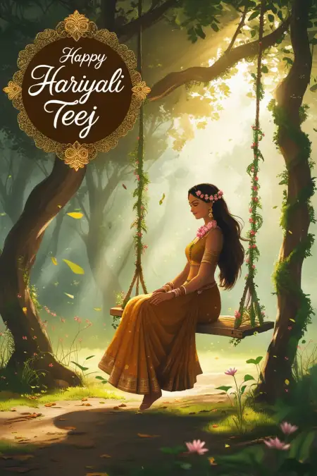 Teej Festival Celebration Photos 2025 - Free Happy Hariyali Teej Download